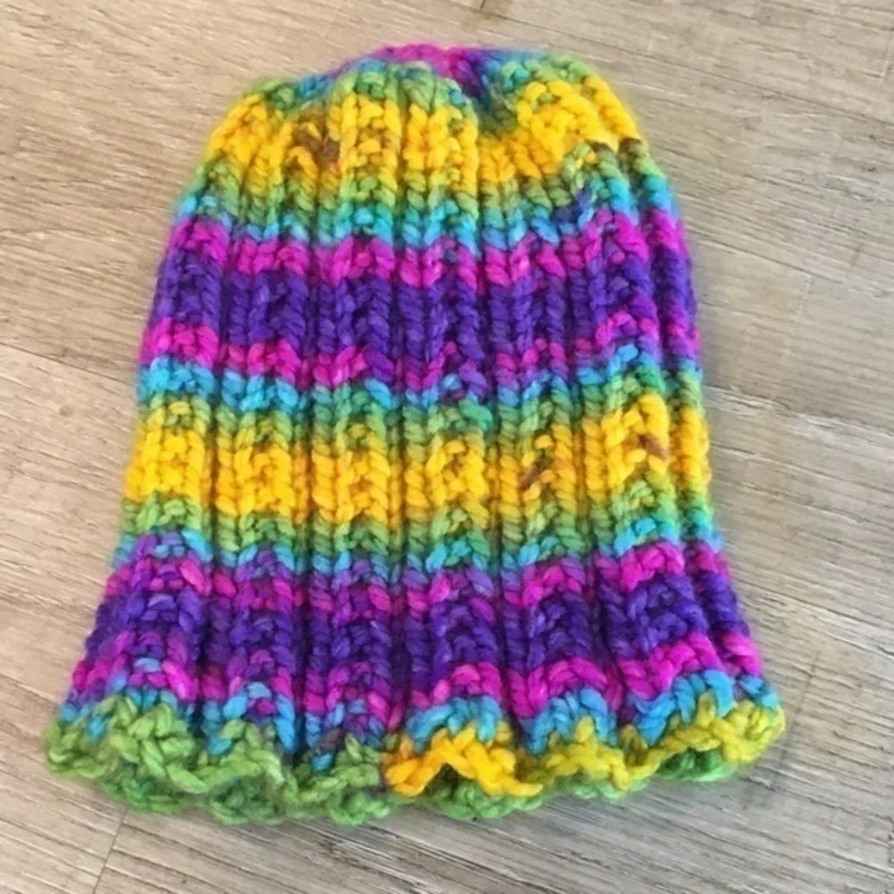 Bundle Handmade Knit Beanie Hats New